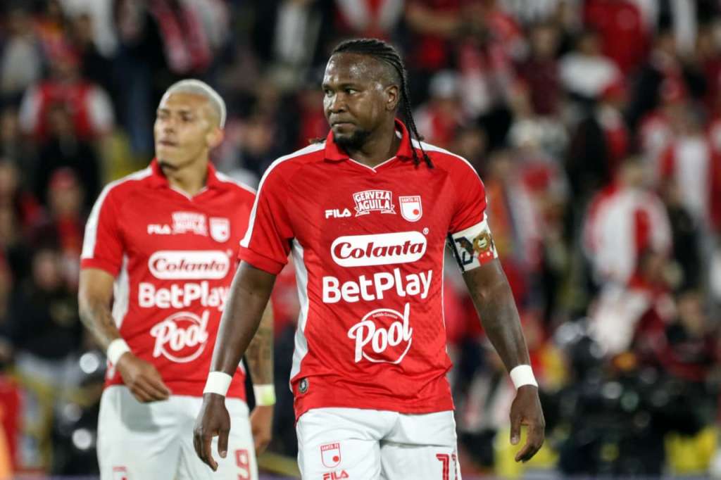 Hugo Rodallega, jugador de Santa Fe.