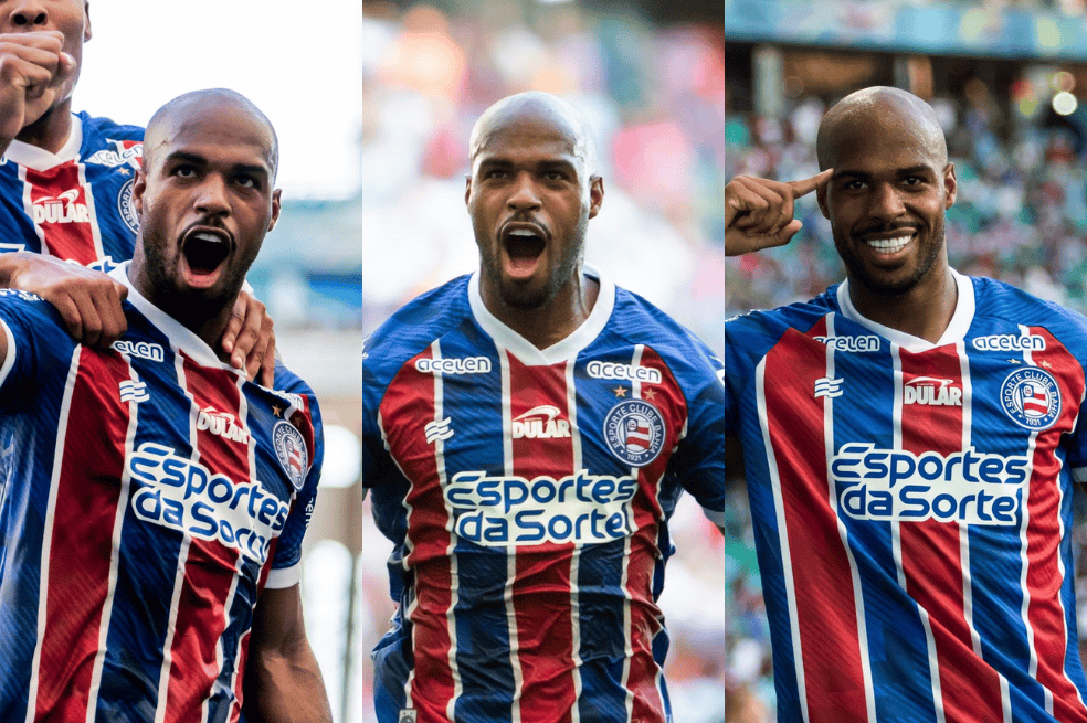 Óscar Estupiñán, en las celebraciones de sus goles este sábado.
