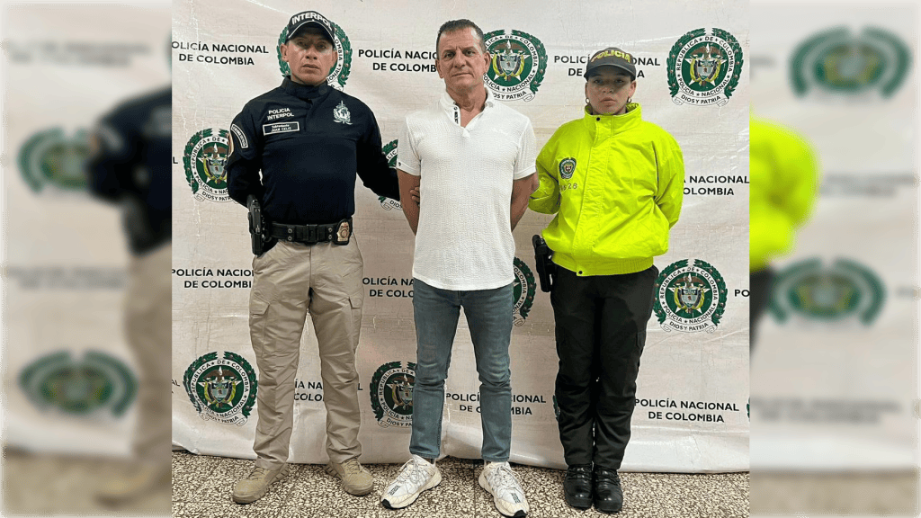 Gigliotti Massimo, capturado en Barranquilla.