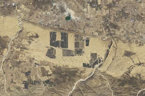 China está construyendo un parque solar de 400 kilómetros de largo en un desierto