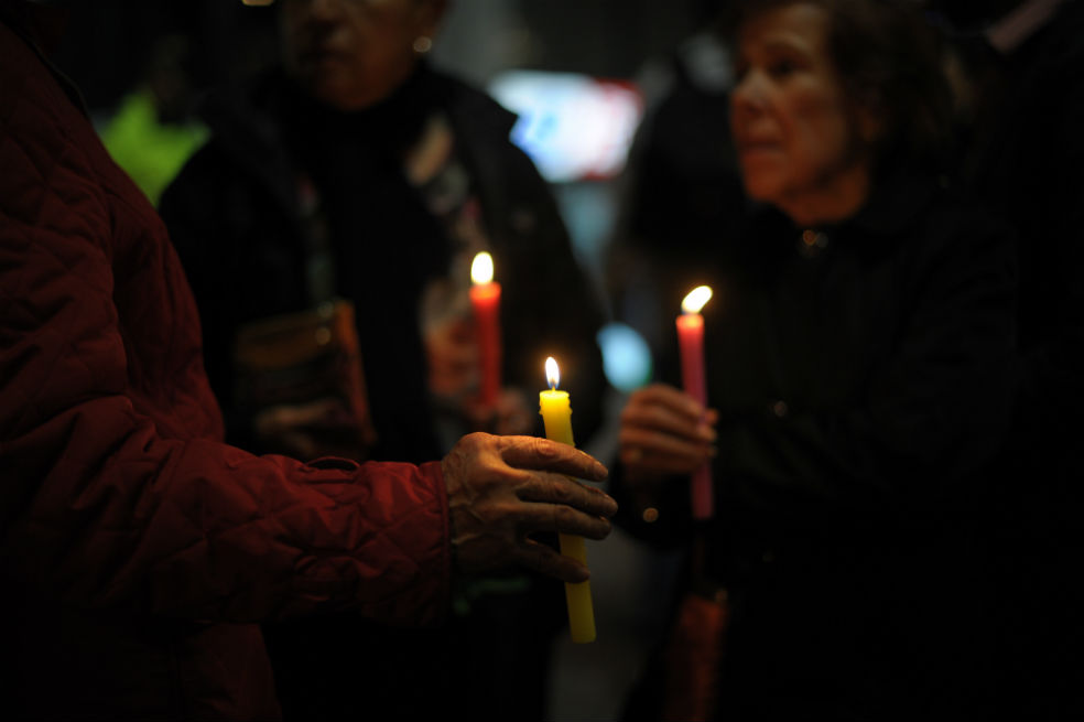 Imagen de la marcha de vecinos del barrio Rosales, quienes el 18 de enero rechazaron el ataque y exigieron mayor seguridad en el sector.
/ Cristian Garavito - El Espectador.