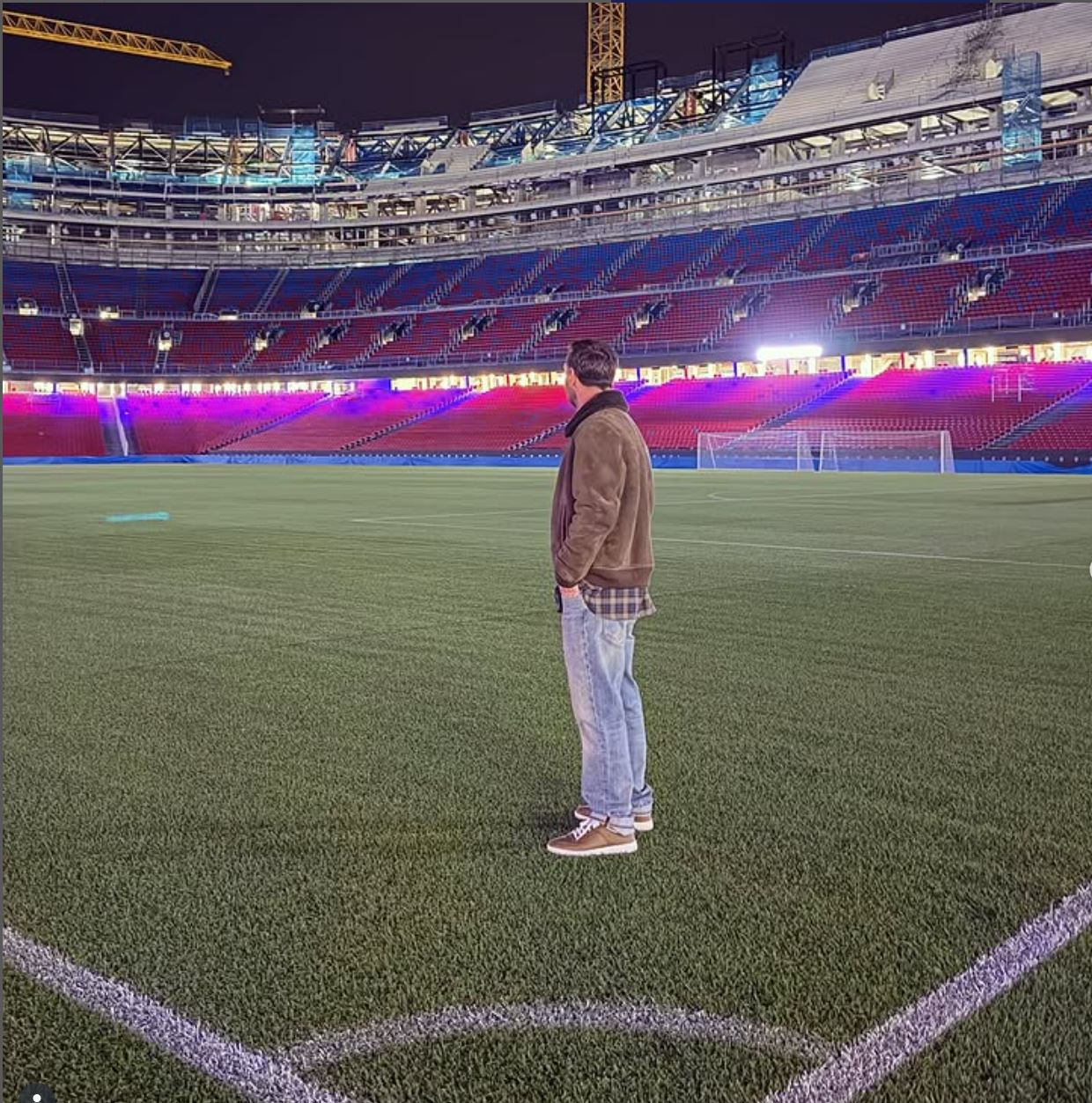 Barcelona, 10/11/2025.- El exjugador del Barcelona Leo Messi, que ahora juega en las filas del Inter de Miami, visitó este pasado domingo el Spotify Camp Nou, según ha publicado en un mensaje en la red social Instagram en el que ha mostrado su deseo de regresar "algún día" para despedirse de la afición azulgrana. EFE/Instagram Leo Messi -SOLO USO EDITORIAL/SOLO DISPONIBLE PARA ILUSTRAR LA NOTICIA QUE ACOMPAÑA (CRÉDITO OBLIGATORIO)-
