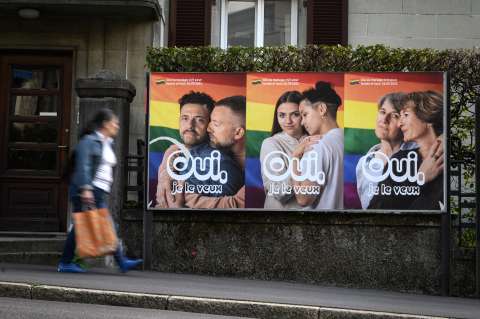 Suiza se prepara para votar un referéndum sobre matrimonio igualitario