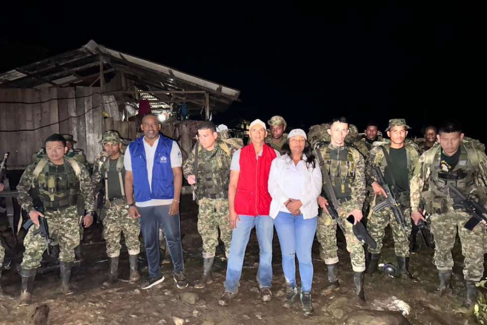 Liberan a los 18 soldados que se encontraban retenidos por la comunidad en Chocó