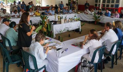 Así fue la visita del Consejo de Seguridad de ONU a poblado de ex-FARC en Caquetá