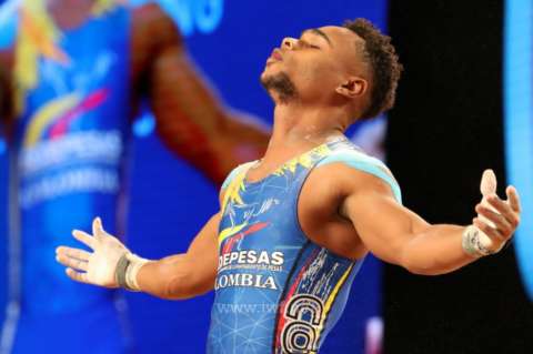 Francisco Mosquera se quedó con un oro en pesas en los Juegos Centroamericanos