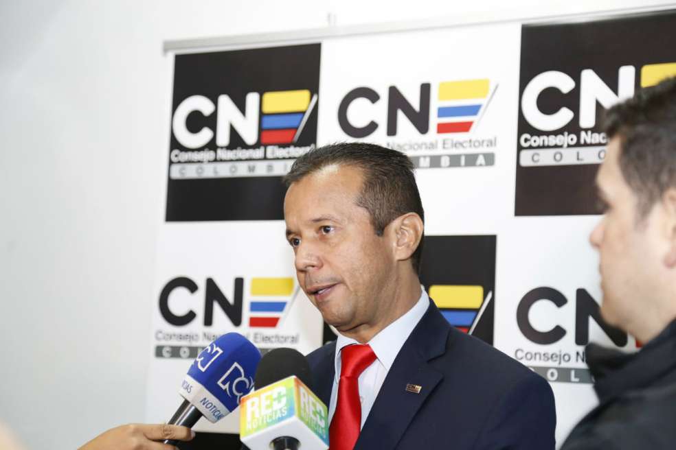 Heriberto Sanabria, presidente del Consejo Nacional Electoral. / Cortesía