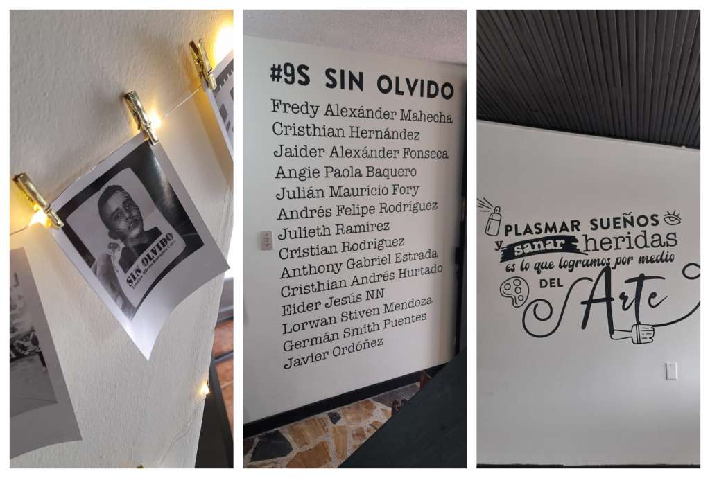 Actos de memoria en la casa entregada por la Alcaldía de Usaquén, al colectivo "9 de septiembre".