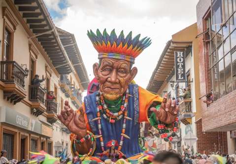 (En fotos) Así se vivió el cierre del Carnaval de Negros y Blancos en Pasto