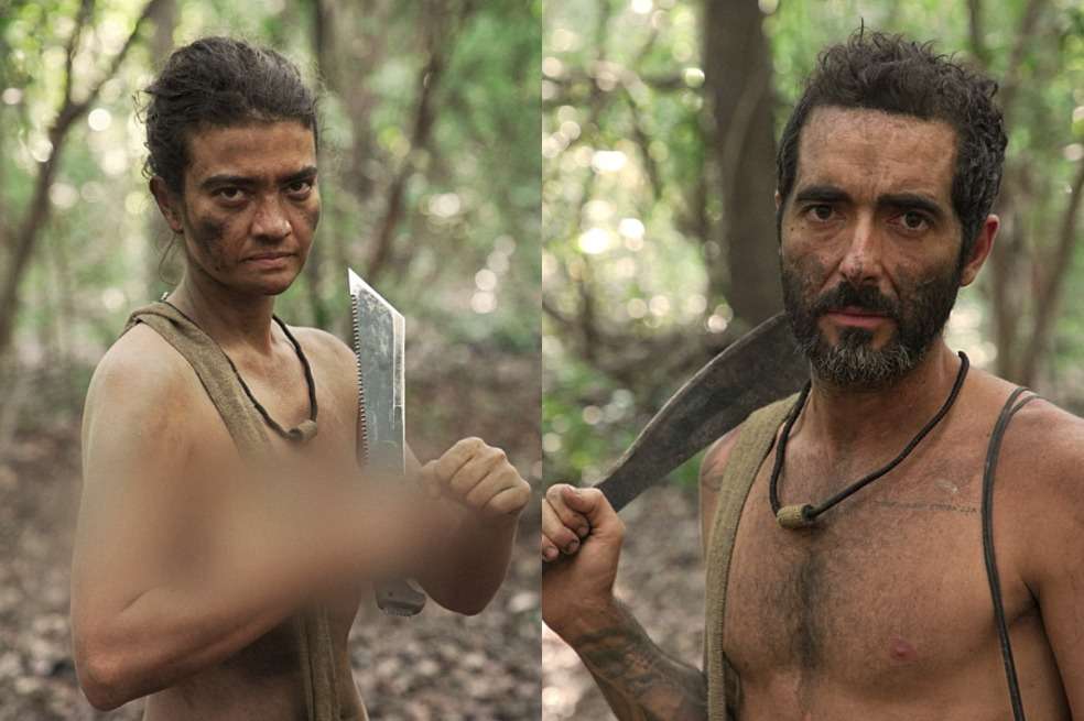 María Victoria Mejía y Luis Felipe Giraldo son los colombianos que participan en "Supervivencia al desnudo Latinoamérica", un formato de Discovery. / Cortesía Discovery