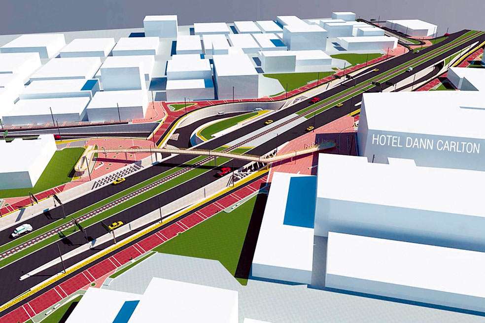  Cortesía IDU / Así se vería la glorieta de la  calle 94, según el proyecto original.
