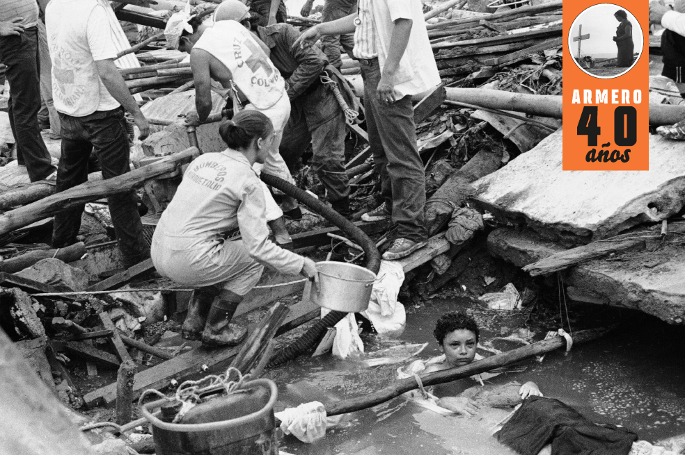 Hace 40 años, en poco menos de 20 minutos, una avalancha de lodo, rocas y escombros arrasó con uno de los municipios más pujantes del Tolima.