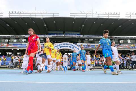 Colombia perdió con Brasil y terminó cuarta en  el Sudamericano Sub 17 Femenino
