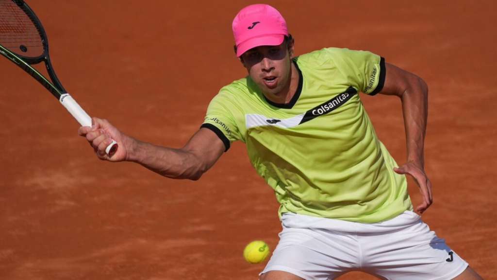 El tenista colombiano Daniel Galán no logró superar la primera ronda de Roland Garros.