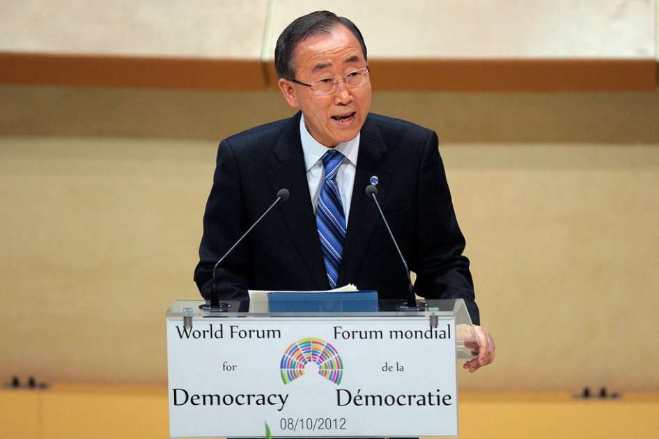 Secretario general de la ONU, Ban Ki-moon