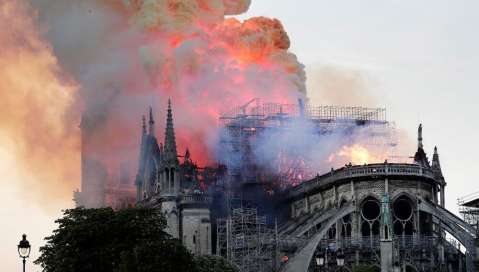 El incendio de Notre Dame