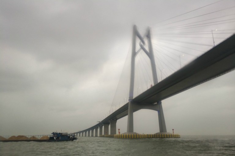 El puente marítimo más largo del mundo pronto será inaugurado en China