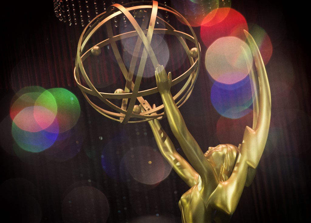 Imagen de la estatuilla de los Premios Emmy, los más importantes de la televisión de Estados Unidos.