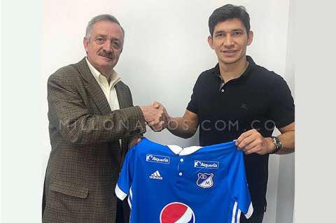 Millonarios oficializó la contratación de Roberto Ovelar