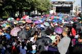 Multitudinario recibimiento en Ciudad Juárez de las cenizas de Juan Gabriel