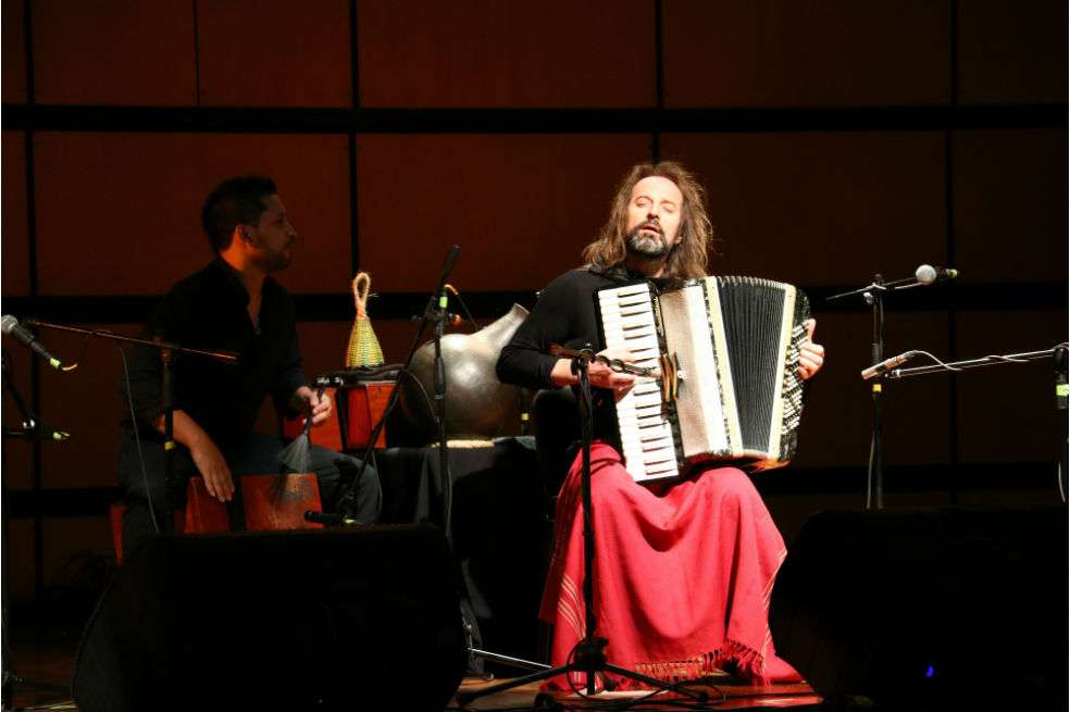 Imagen del compositor y acordeonista Horacio Eugenio Spasiuk, una de las figuras más reconocidas del chamamé. / Cortesía Embajada Argentina