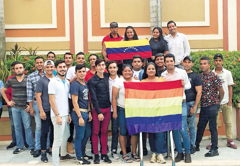 36 líderes LGBT venezolanos se reunieron en Barranquilla con el apoyo de Caribe Afirmativo y la Friedrich Ebert Stiftung.  / Archivo Particular