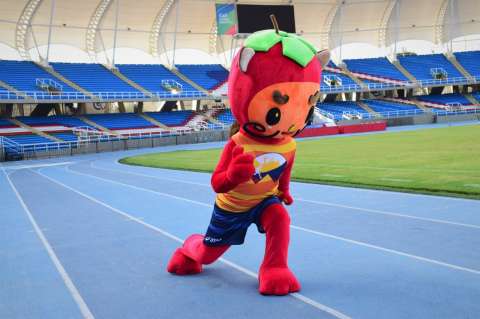 “Calidoso”, la mascota del Mundial de Atletismo Sub-20, pisó el Pascual Guerrero
