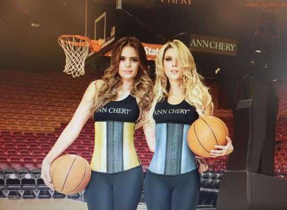 Esta fue la presentación oficial de Ann Chery en el American Airlines Arena de Miami. Cortesía