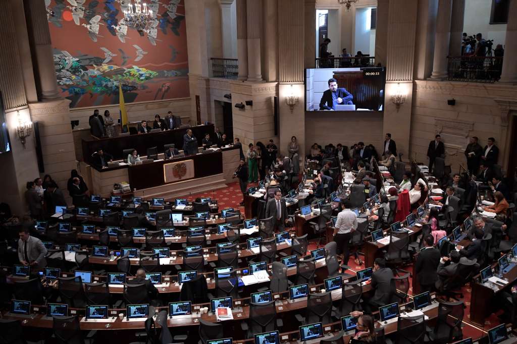 Debate en el que aprobaron la reforma a la Salud en la Cámara de Representantes.