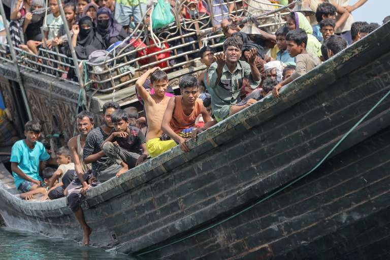 Migrantes rohinyás