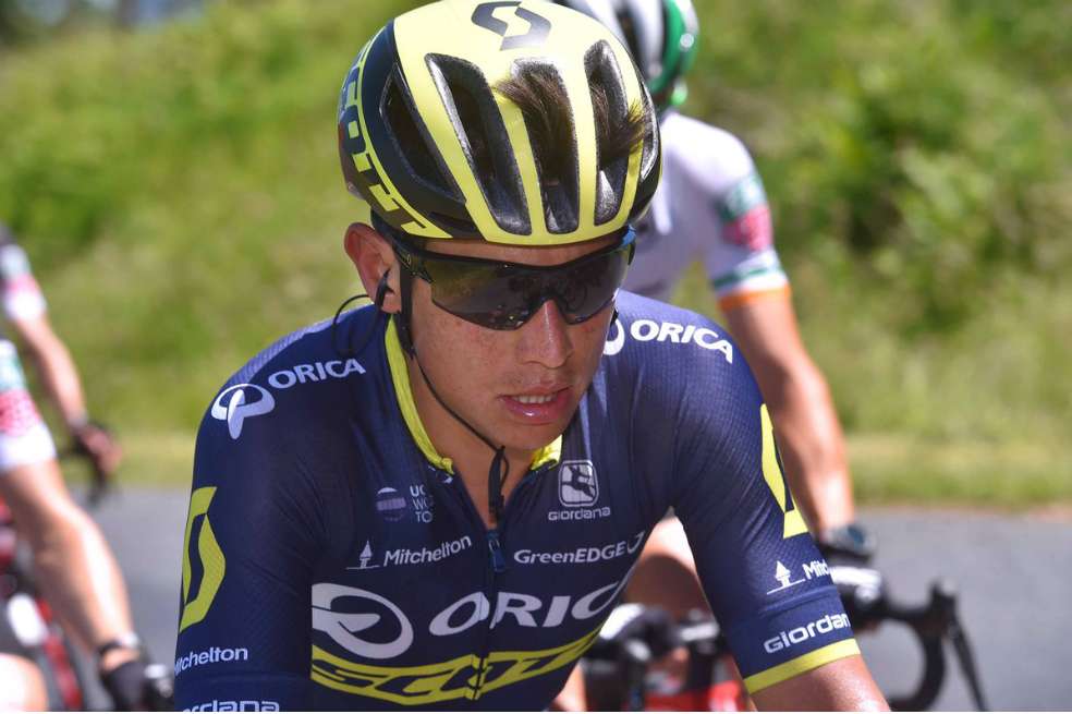 Esteban Chaves, ciclista colombiano. / AFP