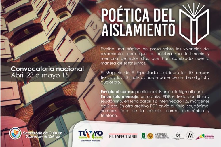 Convocatoria a una «Poética del Aislamiento»