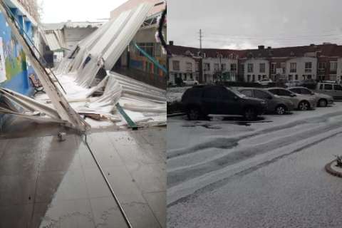 Granizada causa estragos en Funza: 30 viviendas y alcaldía municipal entre predios afectados