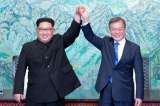 Kim y Moon prometen trabajar por la desnuclearización de la península coreana