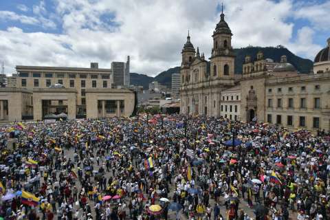 Cronograma de marchas y plantones en Bogotá para esta semana