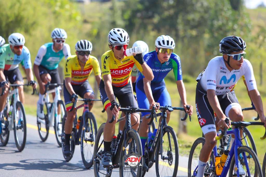 Nicolás Borrás durante el Campeonato Nacional de Ciclismo.