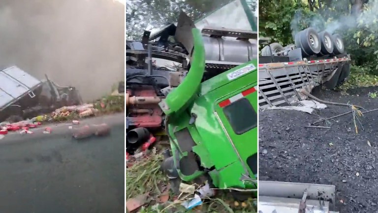 Accidente de tractomula en Norte de Santander dejó dos muertos y un herido