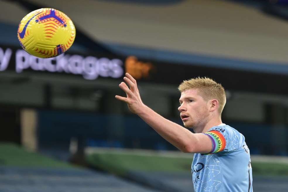 El mediocampista del Manchester City, Kevin de Bruyne.