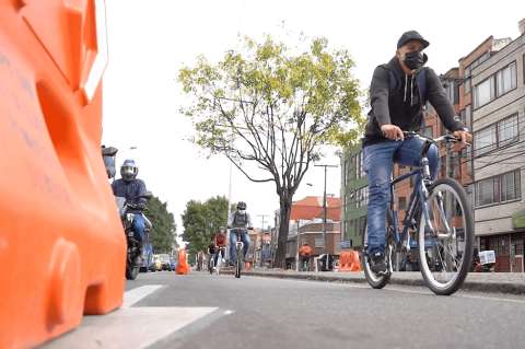 Las medidas para ciclistas y peatones en la nueva fase de cuarentena en Bogotá