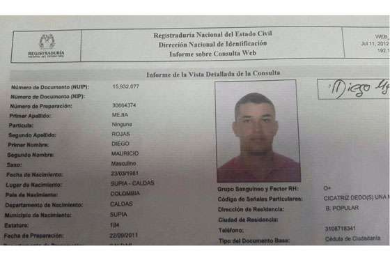 Imagen compartida en Twitter por el viceministro del Interior de Ecuador, Diego Fuentes. / Tomada de @DiegoFuentesEC