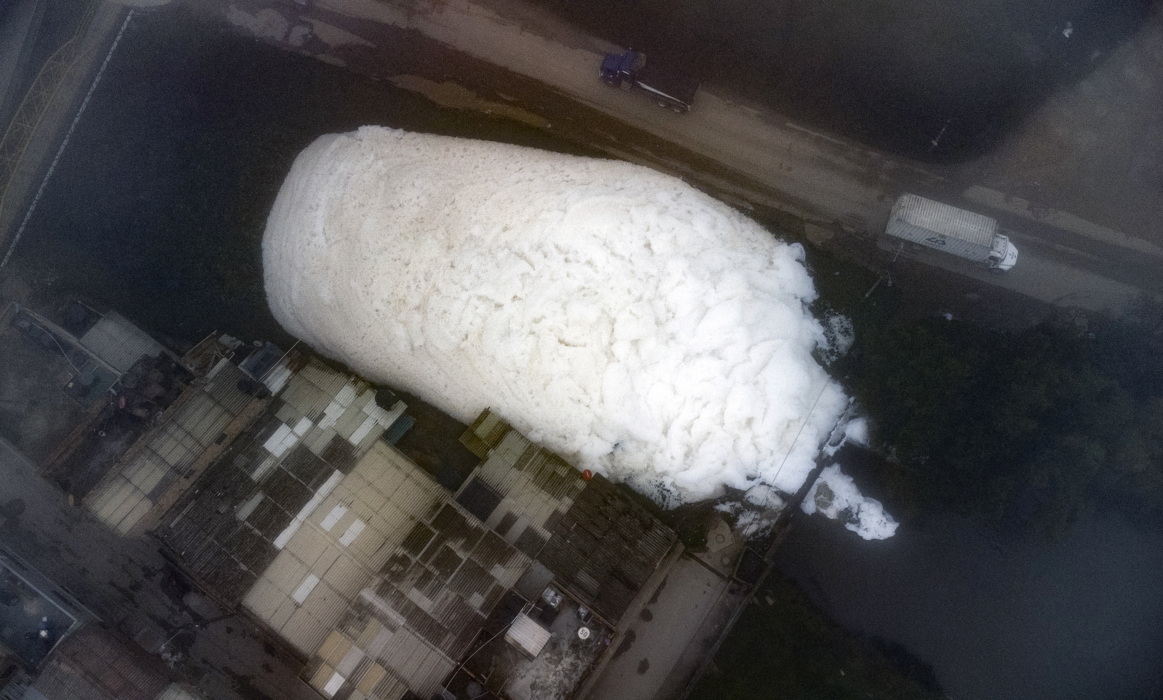 Así se ve el río Balsillas desde una toma aérea. / Juan Barreto