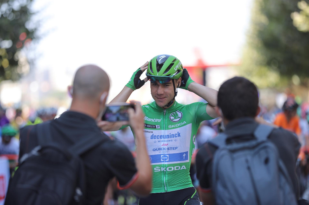 Fabio Jakobsen se quedó con la victoria de la etapa 16 de la Vuelta a España.