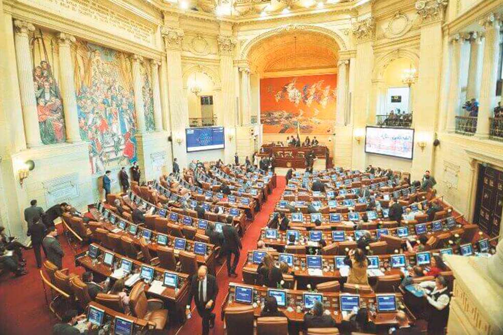 Debate de plenaria en el Congreso de la República. / Cristian Garavito - El Espectador