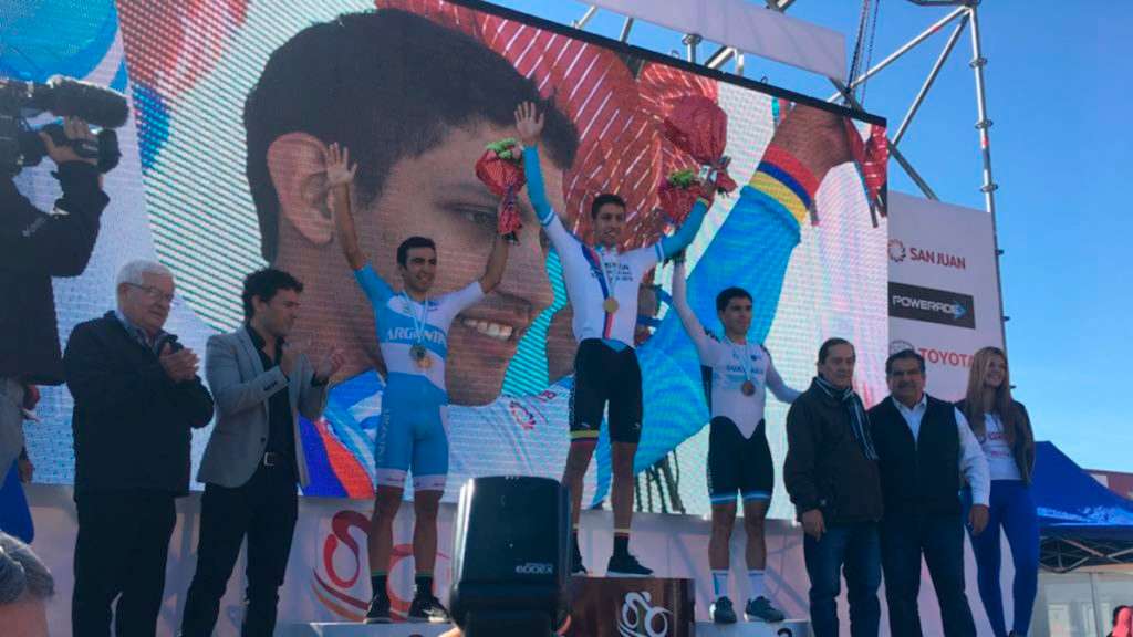 Walter Vargas se coronó campeón panamericano de la contrarreloj.