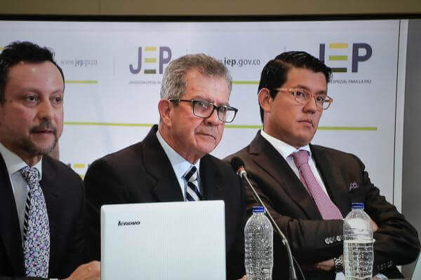 El general (r) Mario Montoya Uribe firmó acta de sometimiento ante la JEP el 17 de octubre de 2018.
/ Mauricio Alvarado