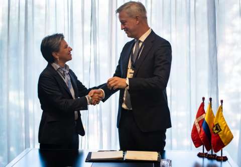 Claudia López firmó alianza con Copenhague por la sostenibilidad ambiental