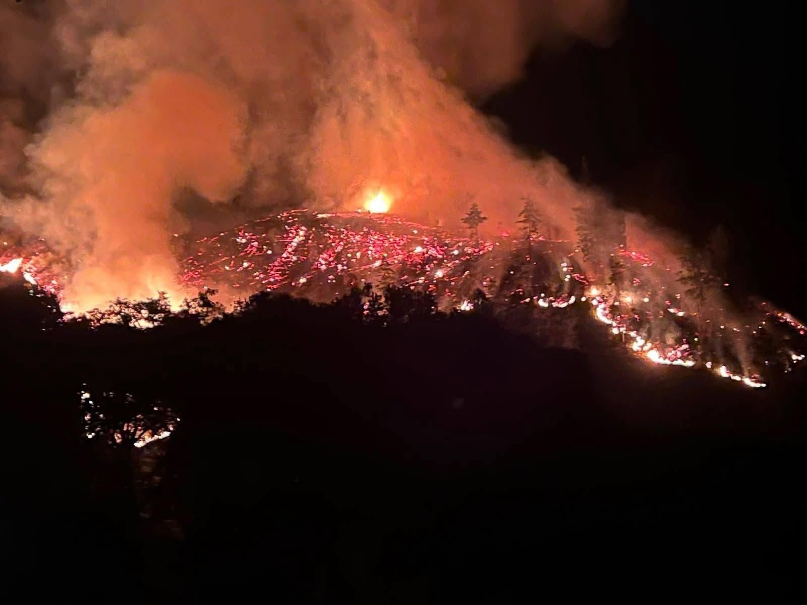 Incendio en Charta, Santander