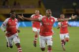 Santa Fe derrotó 3-0 al Huila y cortó su peor racha en la historia