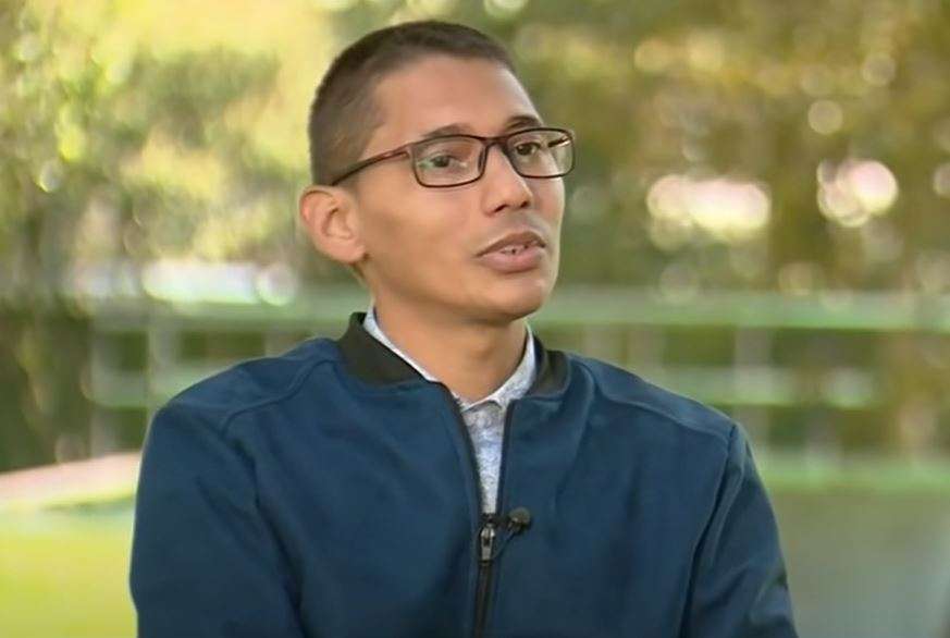 Steven López, denunciante de Fabián Sanabria, en enero de 2021.