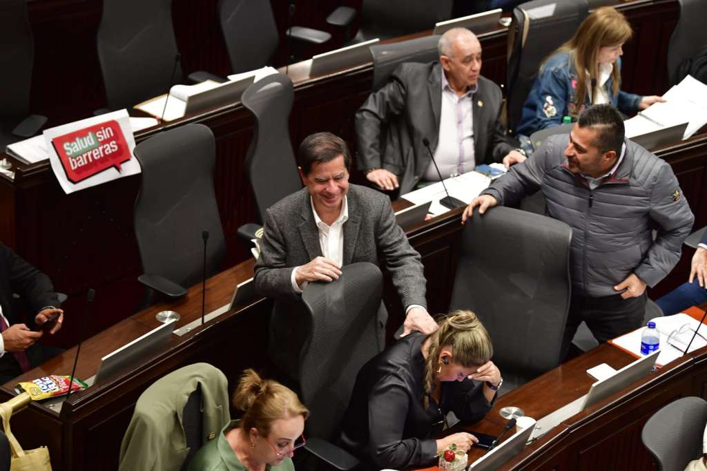 El ministro del Interior, Juan Fernando Cristo, en la plenaria de la Cámara de Representantes este miércoles. /Gustavo Torrijos.